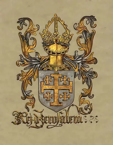Jerusalem cross, emblem of the order
